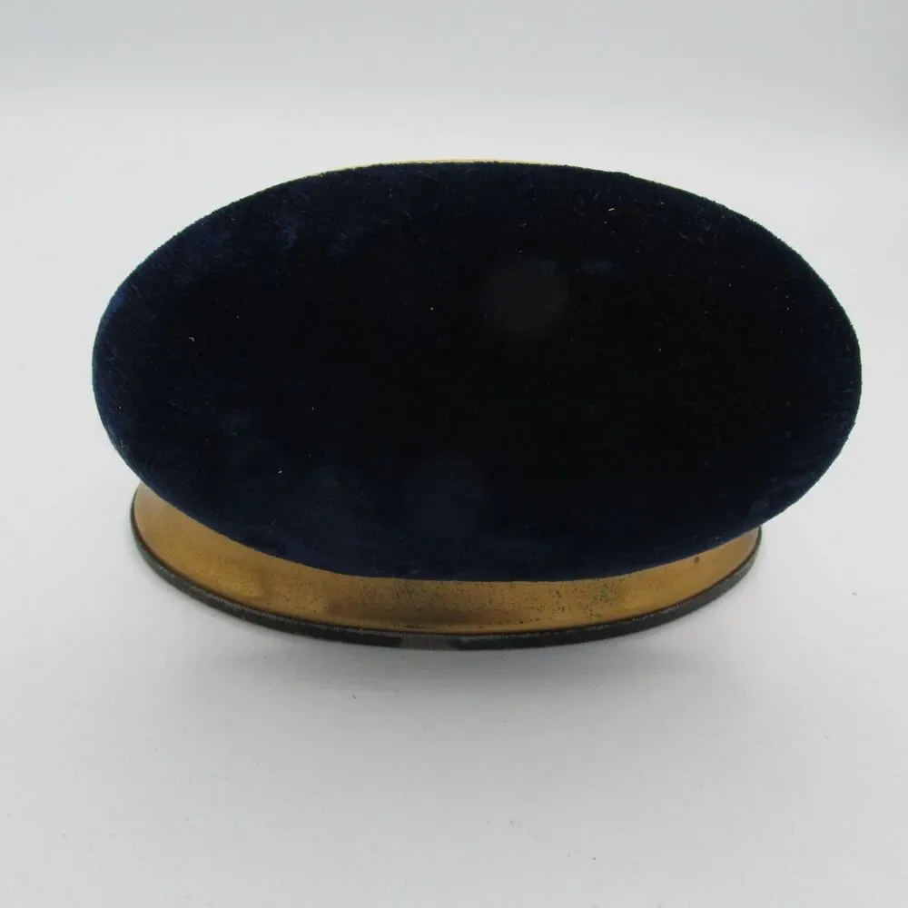 Waltham Blue Velvet Watch Box Presentation Case First American Watch Art Deco